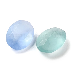 Frosted Glass Rhinestone Cabochons&nbsp;RGLA-G022-05B