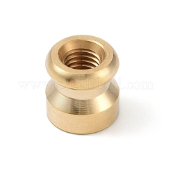 ワックスシーリング真鍮スタンプヘッド  ワックスシーリングスタンプ用  ランプ  ランプ  15x15mm  穴：7mm&nbsp;STAM-P001-01G-06