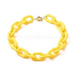 Opaque Acrylic Chain Necklaces&nbsp;NJEW-JN03728