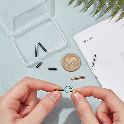 6個 3色 304ステンレススチール製バヨネット留め具  ミックスカラー  18x3mm  穴：2mm  2個/カラー&nbsp;FIND-PH0021-89A