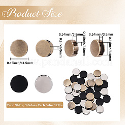 36Pcs 3 Colors Alloy Slide Charms&nbsp;FIND-CP0003-96