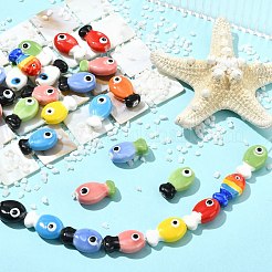 Marine Animal Handmade Porcelain Beads&nbsp;PORC-CJZ0001-01B