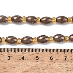 Electroplated Natural Druzy Geode Crystal Beads Strands&nbsp;G-G459-03B
