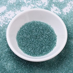 MIYUKIデリカビーズ  シリンダー  日本製シードビーズ  11/0  （db0112)透明な海の泡の光沢  1.3x1.6mm  穴：0.8mm  約2000PCS /ボトル  10 G /ボトル&nbsp;SEED-JP0008-DB0112