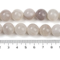 天然ピンクウサギの毛のルチルクォーツビーズ連売り  ラウンド  14mm  穴：1.5mm  約28個/連  15.55''（39.5センチメートル）&nbsp;G-H093-B05-14mm