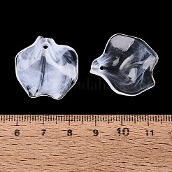AB Color Plated Opaque Acrylic Pendants&nbsp;OACR-Q197-20F