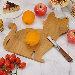Cat Wood Cutting Board Craft&nbsp;AJEW-WH0554-67C