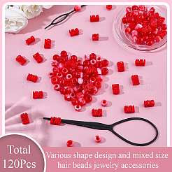 1Bag Plastic Hair Braiding Tool&nbsp;FIND-PA0001-61