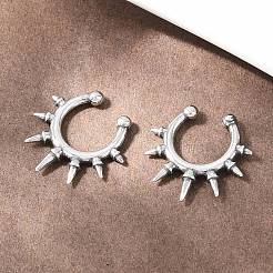 316 Stainless Steel Hoop Nose Rings&nbsp;AJEW-C044-05A-AS