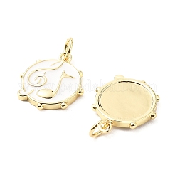 Brass Enamel Pendants&nbsp;KK-L237-007G