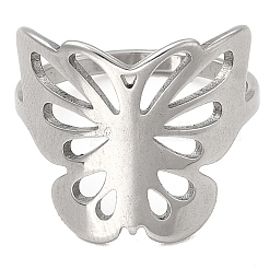 Non-Tarnish 201 Stainless Steel Finger Rings&nbsp;RJEW-G278-02P