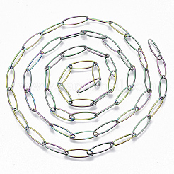 Ion Plating(IP) 304 Stainless Steel Paperclip Chains&nbsp;CHS-S006-JN958-3