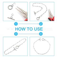Non-Tarnish 304 Stainless Steel Ring Toggle Clasps&nbsp;X-STAS-Q179-01