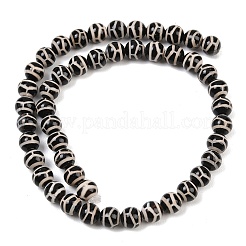 Tibetan Style dZi Beads Strands&nbsp;G-G328-A04-8mm