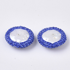 Polymer Clay Rhinestone Beads&nbsp;X-RB-S055-41C