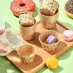 100Pcs 2 Styles Paper Baking Cups&nbsp;BAKE-CJ0001-01