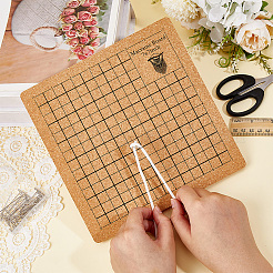 Square Cork Cotton Rope Knitting Board&nbsp;AJEW-WH20017-87A