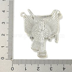 Tibetan Style Alloy Western Cowboy Saddle Watch Fob Metal Chandelier Component Links&nbsp;FIND-U015-24AS