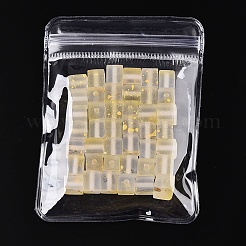 透明なプラスチック製の再封可能な袋  セルフシールバッグ  長方形  透明  8x6x0.15cm&nbsp;DJ-ABAG-T011-03E