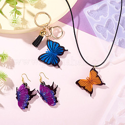 2Pcs 2 Styles DIY Silicone Pendant Molds&nbsp;DIY-TA0011-26