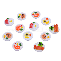30Pcs 5 Style Resin Decoden Cabochons&nbsp;RESI-CJ0001-163