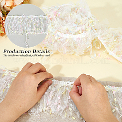 Fringe Polyester Lace Ribbon&nbsp;DIY-WH20062-40A