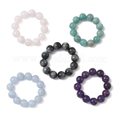 Natural Gemstone Beaded Stretch Bracelets for Children&nbsp;BJEW-JB13698