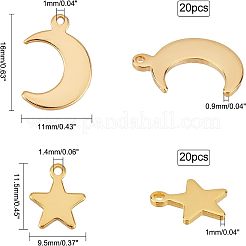 304 Stainless Steel Charms & Pendants&nbsp;STAS-UN0016-59G