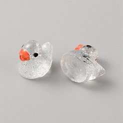 Mini Resin Sequins Duck Home Display Decorations&nbsp;RESI-SZC0004-06J