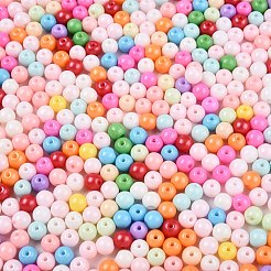 Opaque Baking Paint Glass Beads&nbsp;X1-DGLA-T004-02B