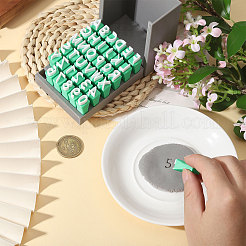 Plastic Uppercase Letter Clay Stamp Sets&nbsp;DIY-WH0591-269B
