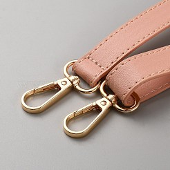 PUレザーの調節可能なショルダーバッグストラップ  金メッキ合金スイベルクラスプ付き  ダークサーモン  72.8~122.3x1.9x0.2cm&nbsp;FIND-WH20015-02A