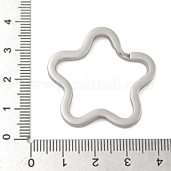304 Stainless Steel Split Key Rings&nbsp;STAS-D144-01B-P