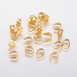 合金スナップオンベイル  ゴールドカラー  7x3.5x5mm  内径：4x6mm  約50個/袋&nbsp;PALLOY-CJC0001-66A-G