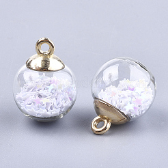 Glass Ball Pendants&nbsp;GLAA-T003-08D