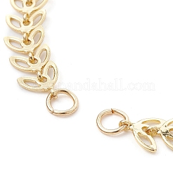 Brass Handmade Cobs Chain Link Bracelet Making&nbsp;AJEW-TA00007