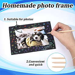 36Pcs 3 Styles Rectangle Paper Picture Frames&nbsp;DIY-NB0014-84