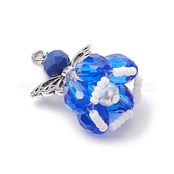 Faceted Glass Pendants&nbsp;PALLOY-MZ00583-02