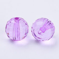 Transparent Acrylic Beads&nbsp;TACR-Q254-8mm-V48