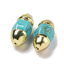 Rack Plating Brass Beads&nbsp;KK-C049-04C-G