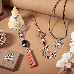 10Pcs 5 Style 201 Stainless Steel Pendants&nbsp;STAS-PJ0001-47