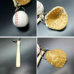 1Pc PU Leather Keychain&nbsp;AJEW-CL0001-08B
