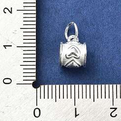 925 Sterling Silver Tube Bails&nbsp;STER-E070-02