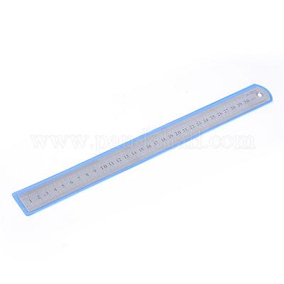 変色しにくいステンレススチール定規  ステンレス鋼色  330x26x1mm&nbsp;TOOL-R106-14-1