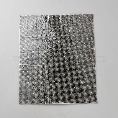 ラインストーンステッカー  長方形  ジェット  240x200x1.7mm&nbsp;DIY-WH20048-003H-1