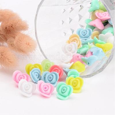 Opaque Acrylic Beads&nbsp;SACR-R801-M-1