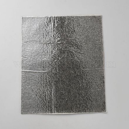 ラインストーンステッカー  長方形  ジェット  240x200x1.7mm&nbsp;DIY-WH20048-003H-1
