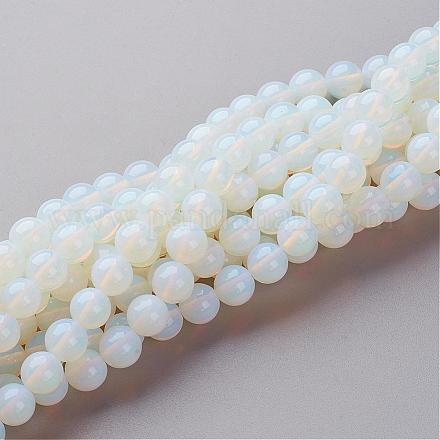 16 inch long Opalite Loose Beads&nbsp;GSR8mmC081-1
