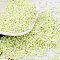 Baking Paint Glass Seed Beads, Cylinder, Mint Cream, 2x1.5mm, Hole: 1mm, about 50398pcs/pound