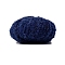 Polyester Yarn, for Weaving, Knitting & Crochet, Midnight Blue, 1~2mm, about 218.72 Yards(200m)/Skein